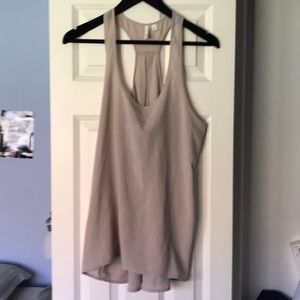 Lightly worn beige tank